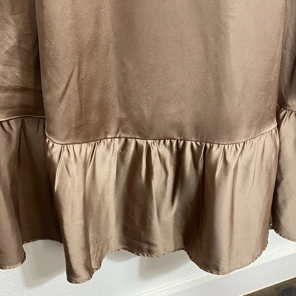 Show Me Your MuMu Tan Maxi Dress Size L - Picture 8 of 16